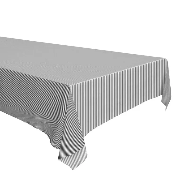 Byrklund - Tafelkleed Refined Lines - 140x240 cm - Antraciet