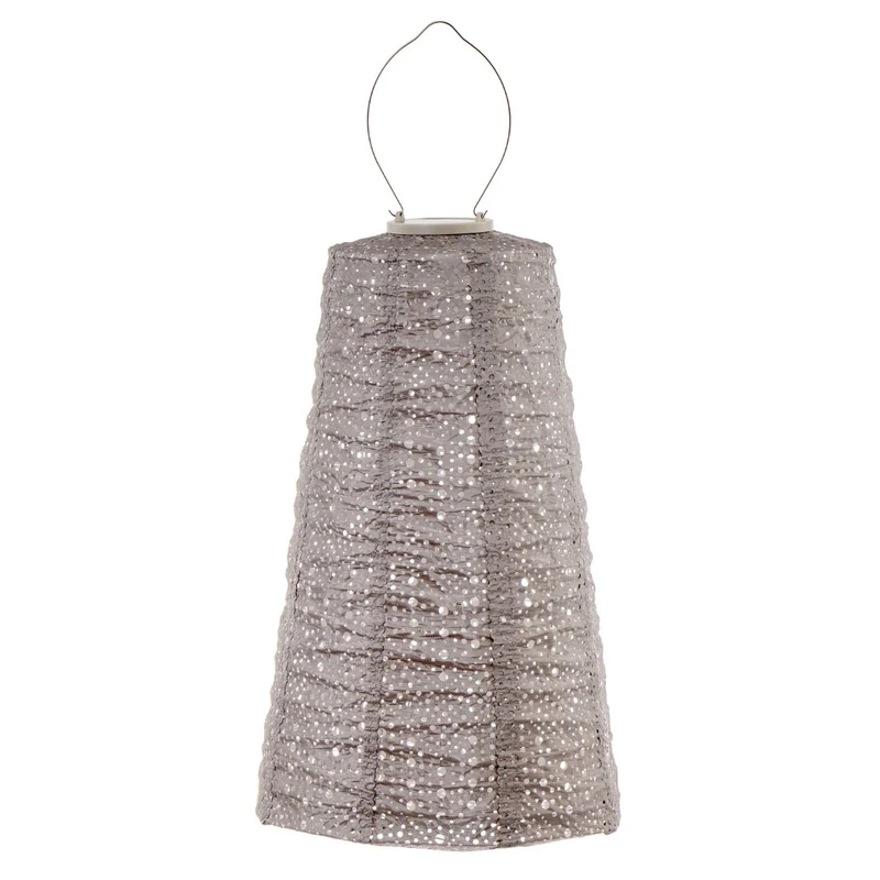 Lumiz solar lampion – verso lampshade – 28 cm – taupe