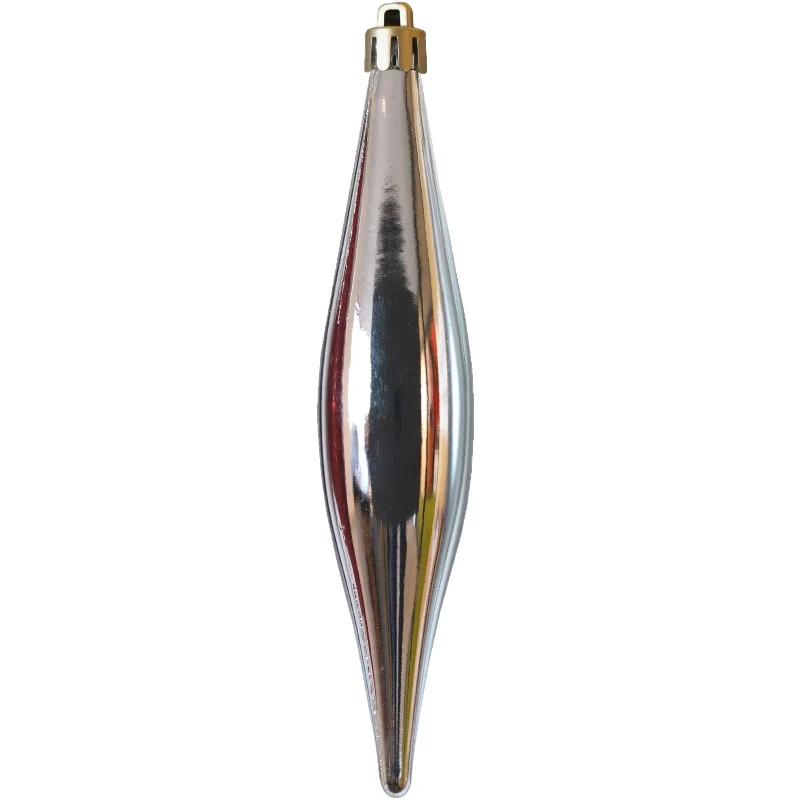 IJspegel 15 cm zilver glans per stuk