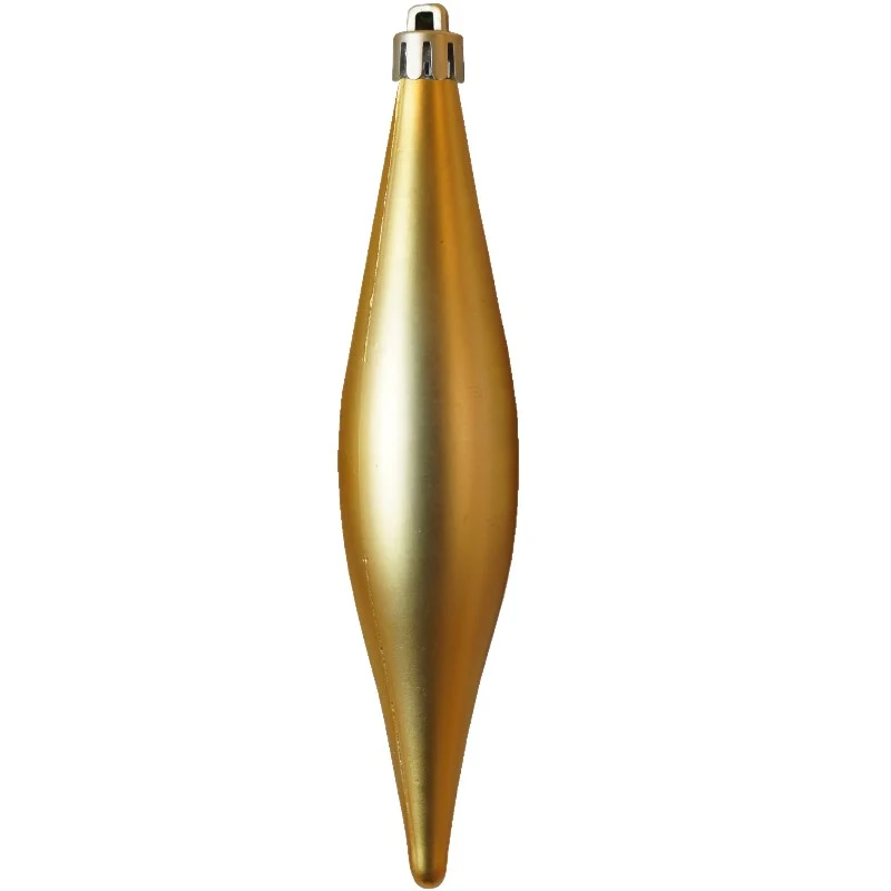 IJspegel 15 cm goud mat per stuk