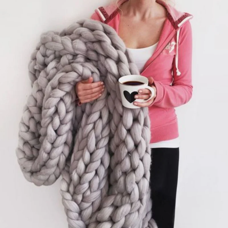 Dames Grof Gebreide Deken | Comfortabele Woondeken & Plaid
