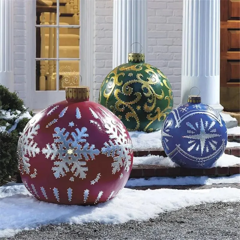 XL Jumbo Kerstballen voor Binnen & Buiten - Weerbestendige Decoratie