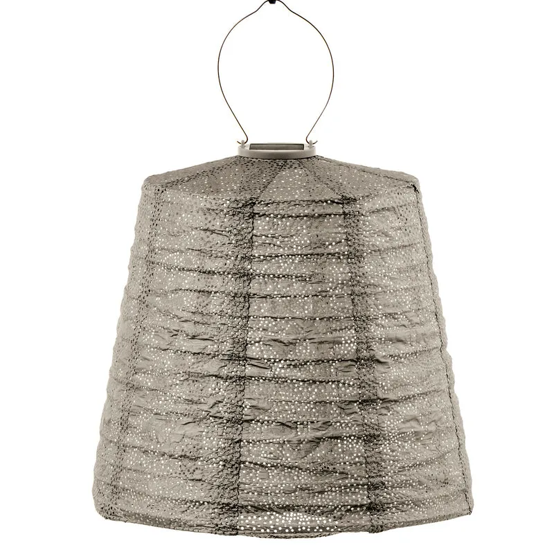 Lumiz solar lampion – marrakesh lampshade – 40 cm – taupe