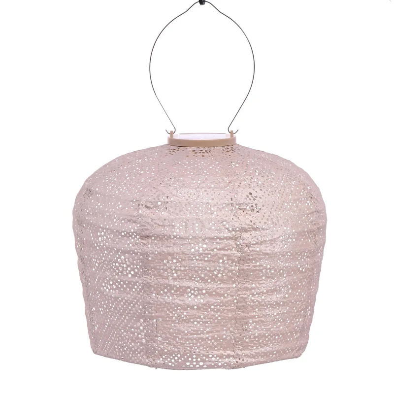 Lumiz solar lampion – topaze arch – 30 cm – soft blush