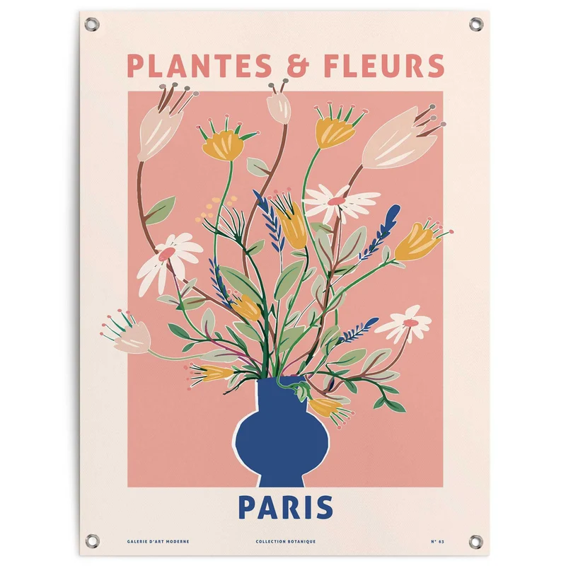 Reinders tuinposter Bloemen - 80x60cm
