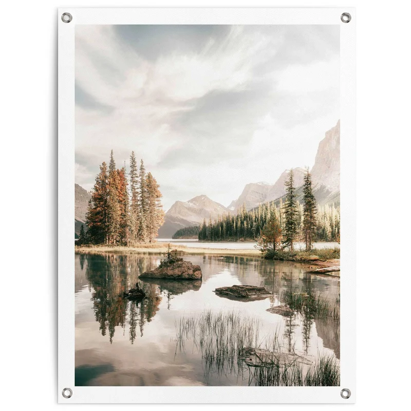 Reinders tuinposter Bergmeer - 80x60cm