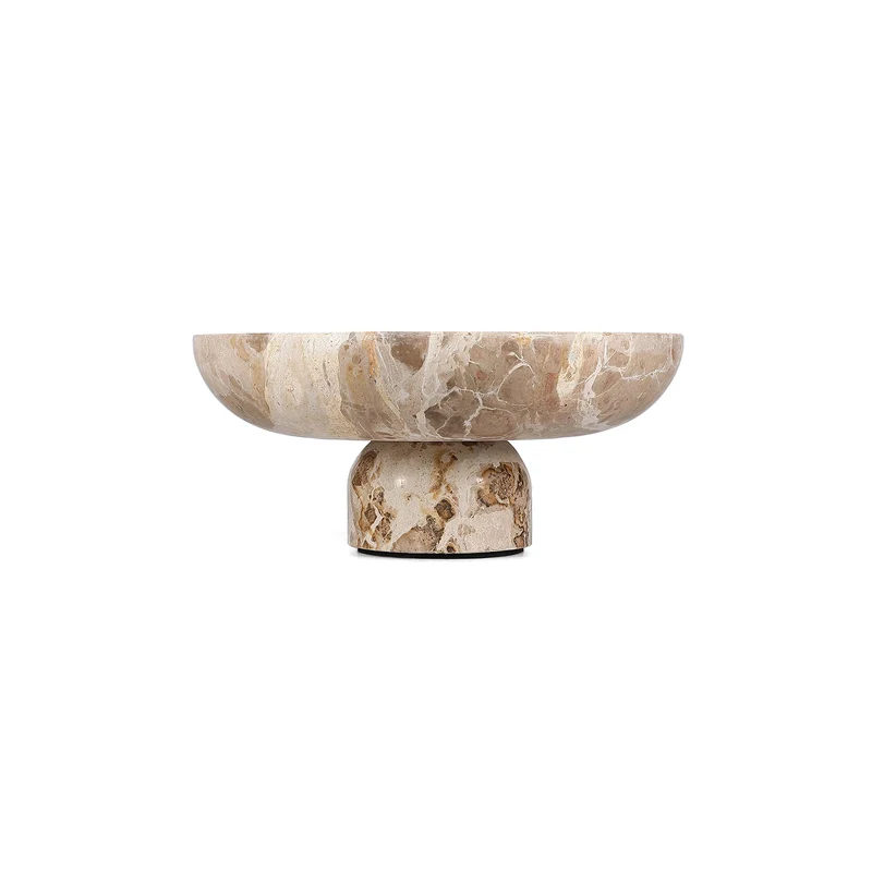 S|P Collection - Sierschaal 25,5xH10,5cm marmer beige Opus