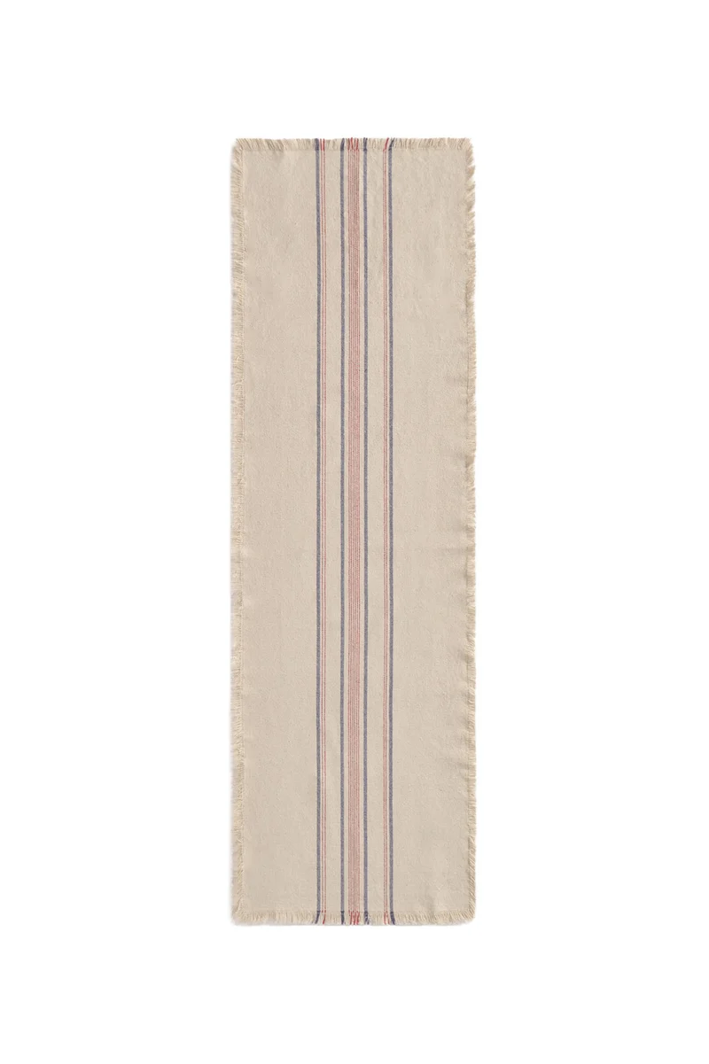Calma House Tafelloper Born - Blauw - 50x150