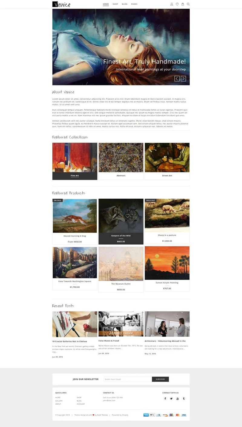 Craft Store Venice Shopify Theme