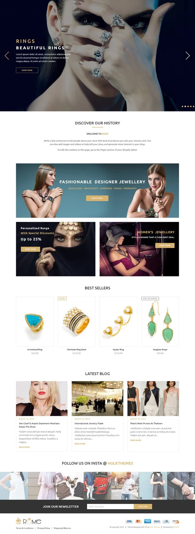 Women's Fashion Shopify Theme - Rome - HulkApps