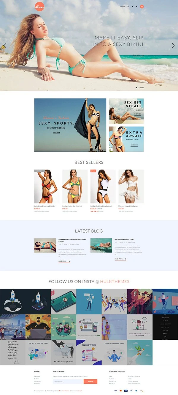 Cosmetics Shopify Theme - Miami - HulkApps