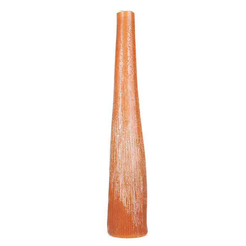S|P Collection - Kaars 9xH49,5cm oranje Twig