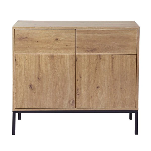 Calicosy - LENNY Dressoir 2 deuren - Eiken - 40x90x80 cm